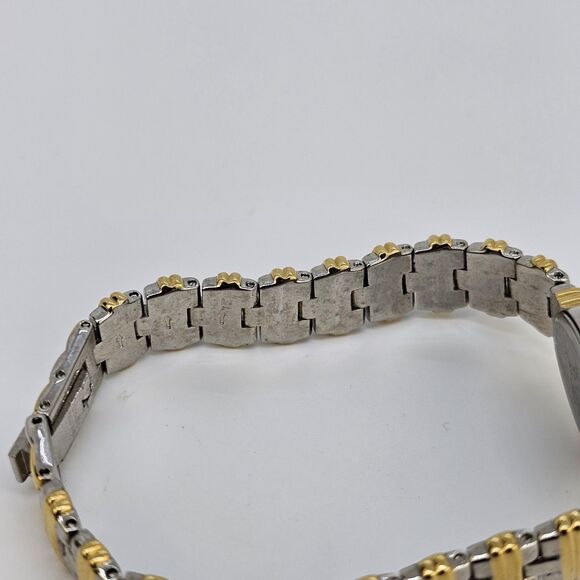 VTG Pulsar Women's Watch 19MM White Dial Two Tone Bracelet Band 7" New Battery - Picture 12 of 14